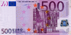 Billetes de 500 €